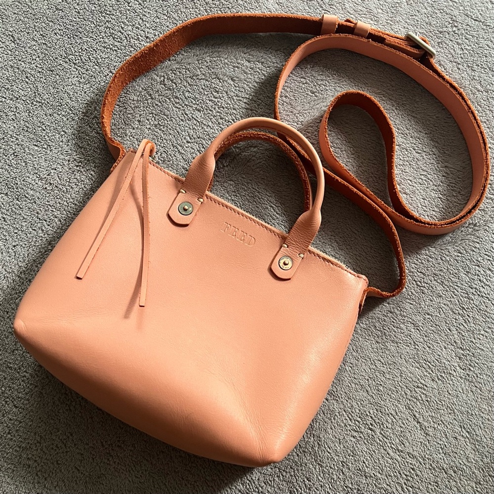 FEED Eleanor Leather Crossbody Purse